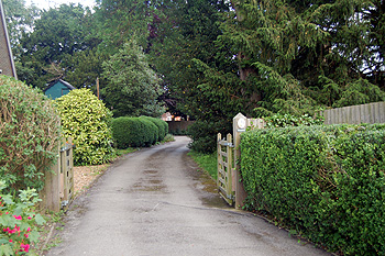 The Vicarage drive July 2012